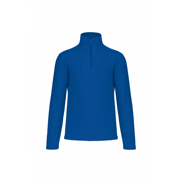 Sweatshirt micropolar, 1/2 fecho, 100% poliéster, 300 g/m2.