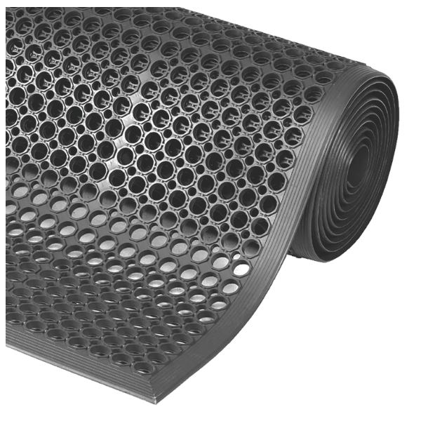 Tapete Anti-Fadiga 562 Sanitop Preto, 91cm X 594 cm.