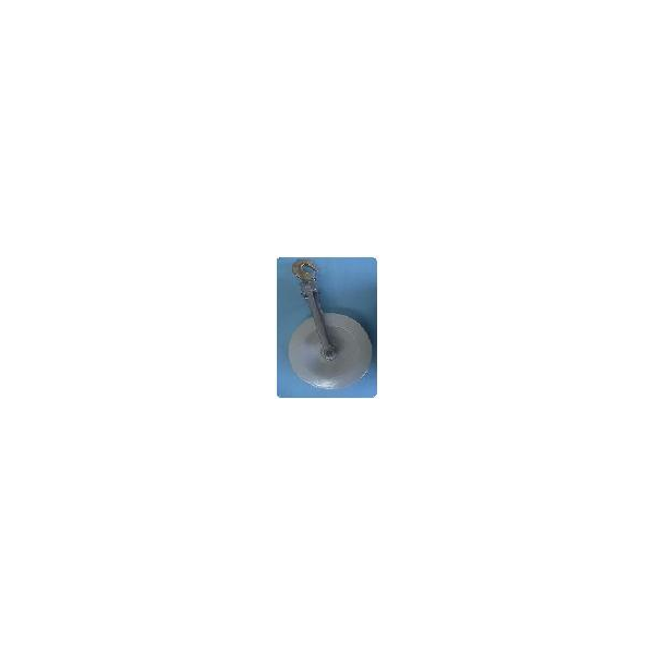 Roldana de Aluminio para cabo Torçada 250mm RT1