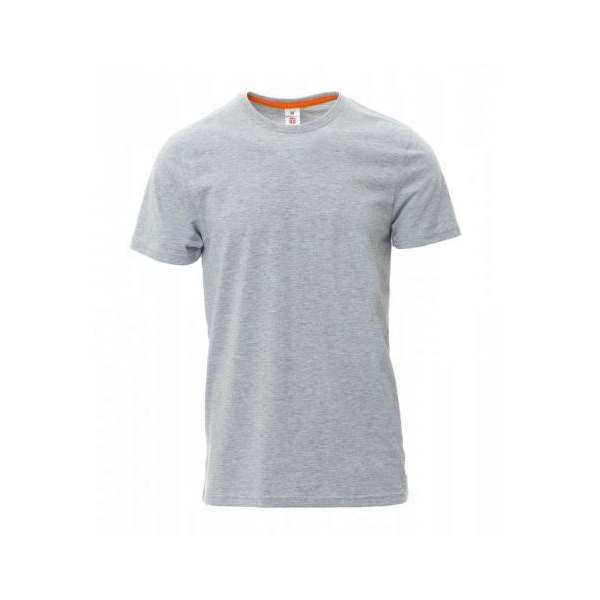 T-shirt Sunrise Melange m/curta, 93% algodão e 7% viscose.