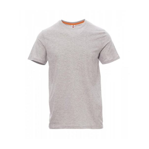 T-shirt m/ curta Sunset Melange, 93% algodão e 7% viscose.