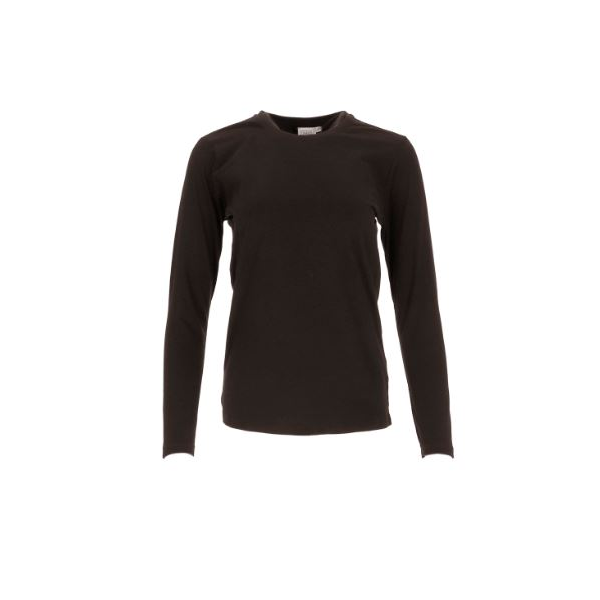 T-Shirt de senhora, m/ comprida, 95% alg. 5% elastano.