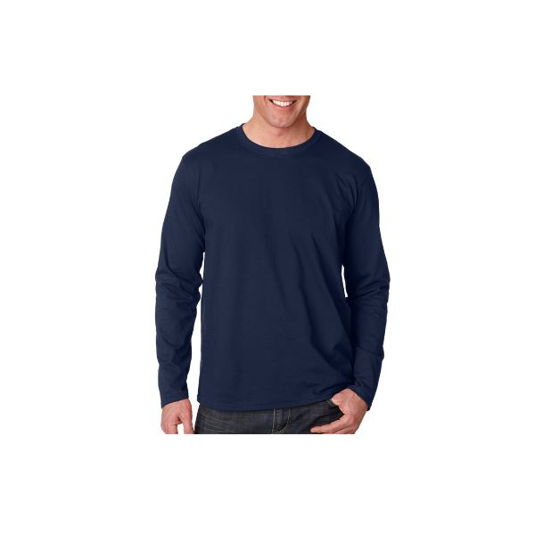 T-shirt manga comprida, 100% algodão. 155 g/m2.