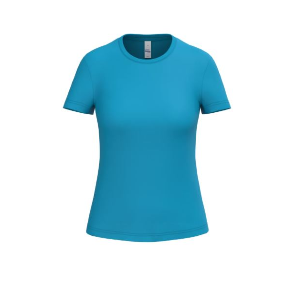 T-Shirt de senhora, 100% algodão, 145 g/m².