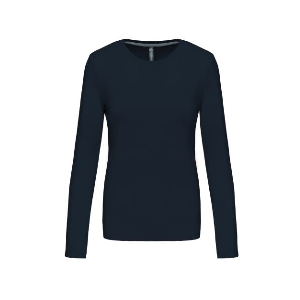 T-Shirt de senhora, m/ comprida, 100% algodão, 180 g/m2.