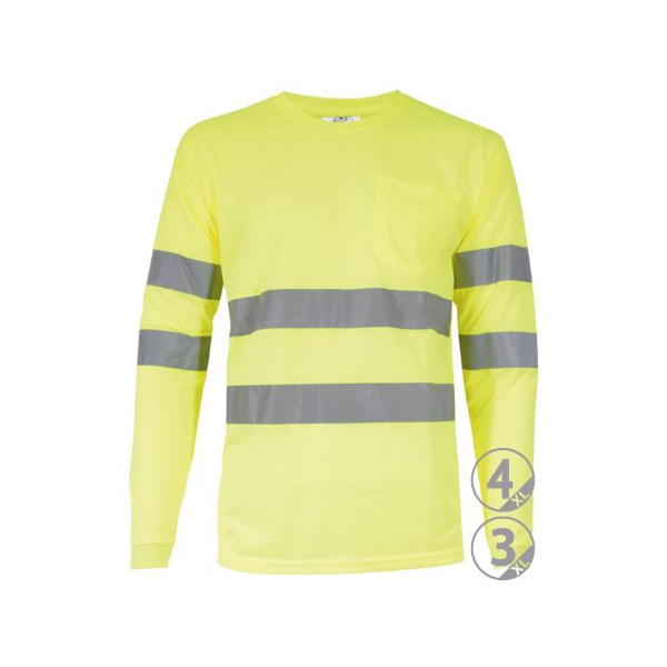 T-shirt de AV Kioto, m/ comprida, 100% poliéster, 160 g/m2.