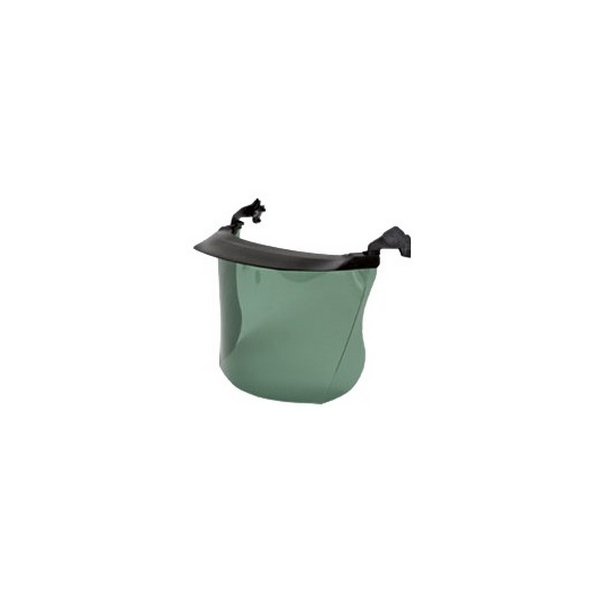 Viseira c/suporte pala,policarbonato verde PELTOR V4E EN166